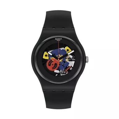 Swatch Black Lacquered SO29B107