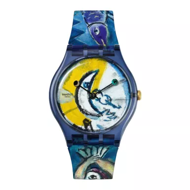 Swatch Chagall`s Blue Circus SUOZ365