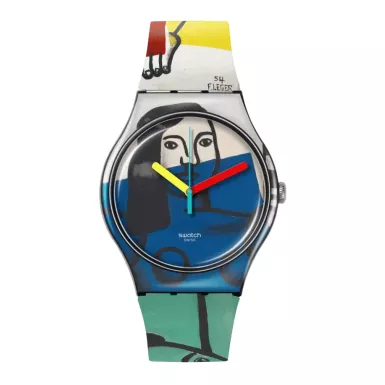 Swatch Leger`s Two Women Holding Flowers SUOZ363